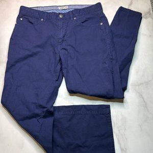 Peter Millar Crown Vintage 5-Pocket Canvas Pant Navy